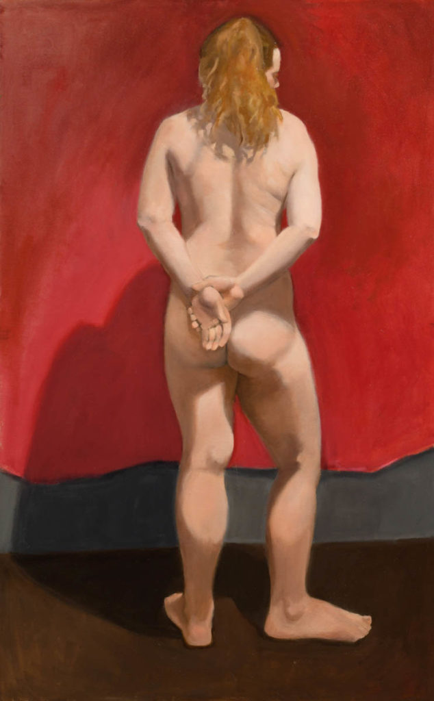 painting of nude by Marjori Abramson