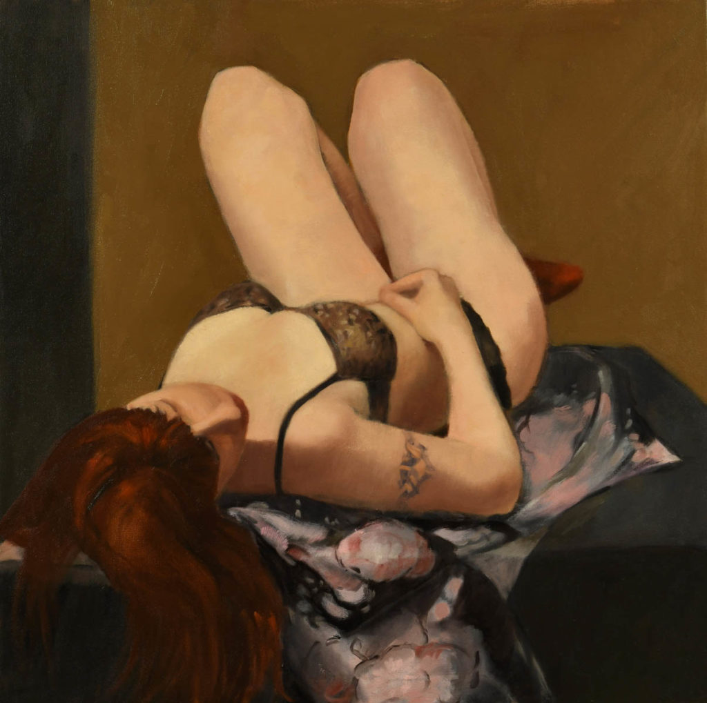 painting of nude by Marjori Abramson