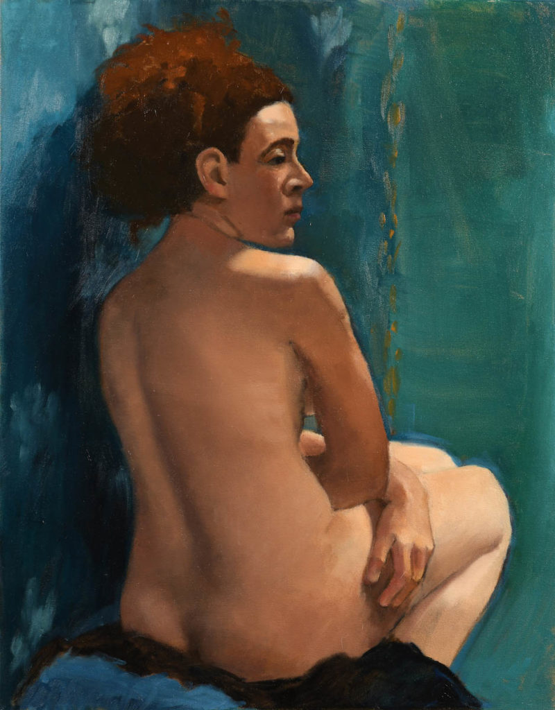 painting of nude by Marjori Abramson