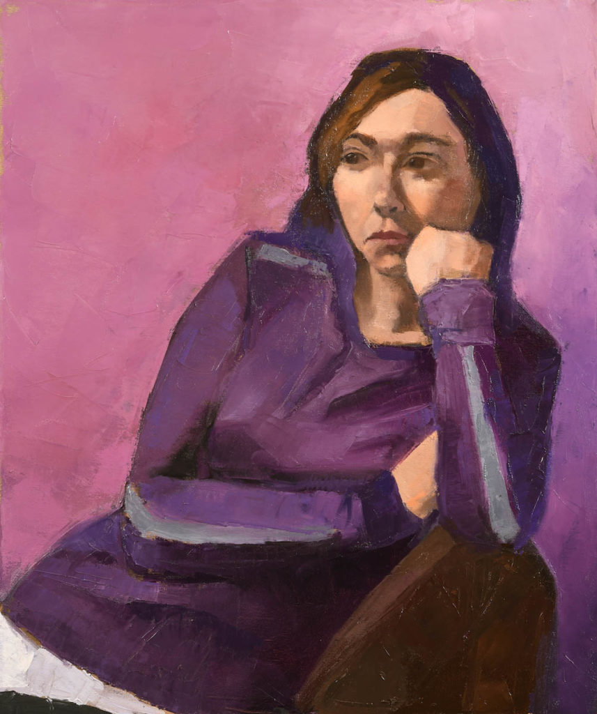 portrait painting by Marjori Abramson