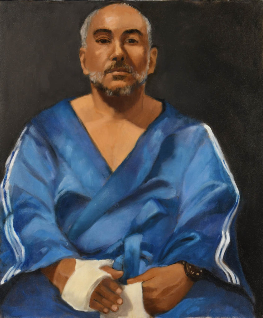 portrait painting by Marjori Abramson